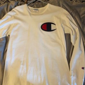 Mens Medium Long Sleeve Champion Tee